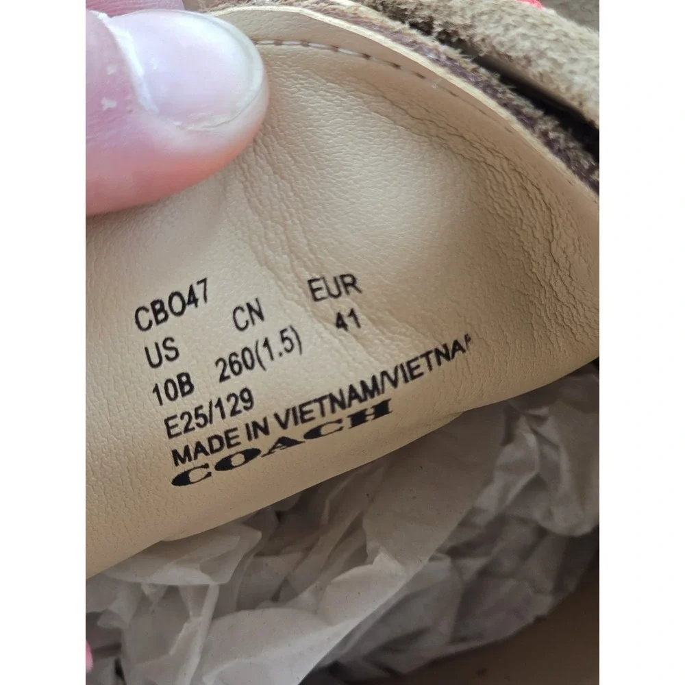 COACH Women's Sculpted C Chukka Boots Sz 10 B(M)- With‎ Coach Tag - Excellent